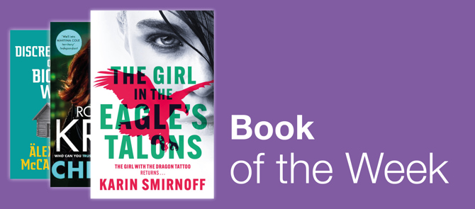 Home page small banner 1 - book of the week is The Girl in the Eagle's Talons