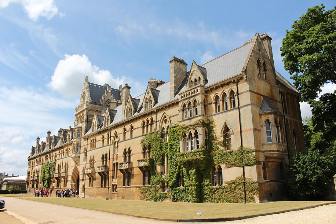 A photo of a building at university