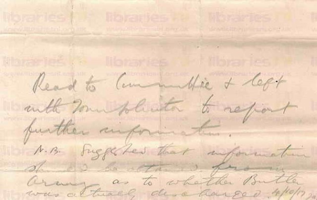 BUT 017 V2. Letter from Butler to Town Solicitor [John McCormick] 27 September 1917. Leeds. Army reserve, Leeds Tramways, wages. Page four of four. 