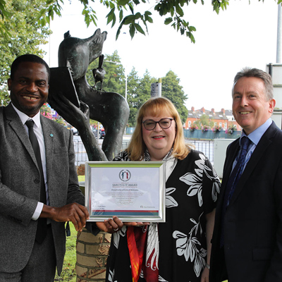 Ormeau Road Library awarded Library of Sanctuary Status