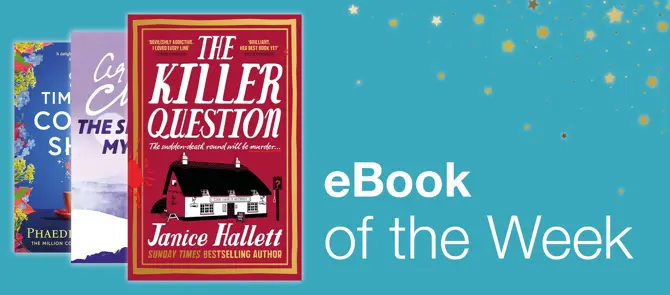 eBook of the Week which is The Killer Question by Janice Hallett