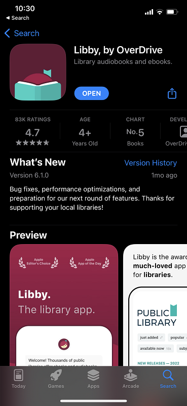 Libby App on App Store