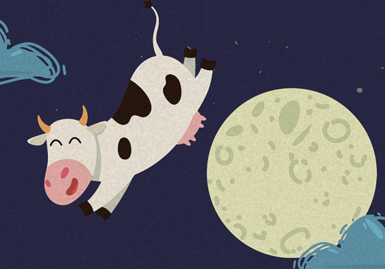 Cow Jumping Over The Moon