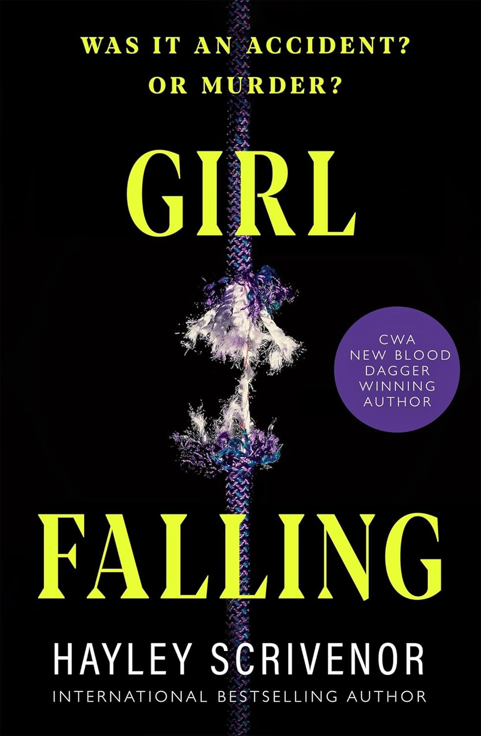 Book cover of Girl Falling by Hayley Scrivenor