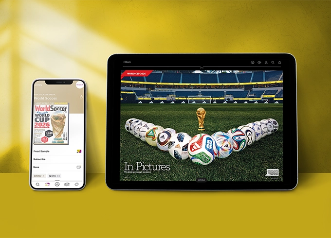 Feature tile showing e-Mag of the Week is World Soccer