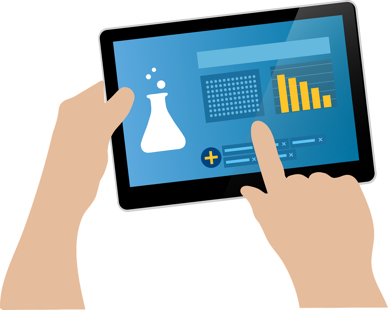 An image representing STEM, Science, Technology, Engineering, and Mathematics