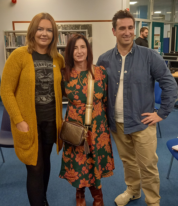 Serena Terry, Julie Reid and Richard O'Reilly (BBC)