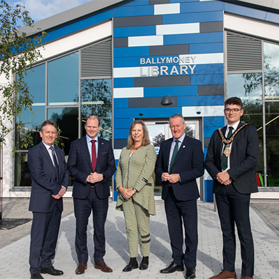 Ministers open new Ballymoney Library 