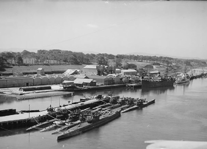 A photo of some U Boats