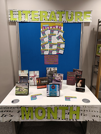Literature Month stall