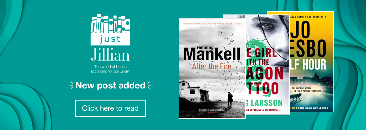 Home page banner showing Just Jillian post; click here to read