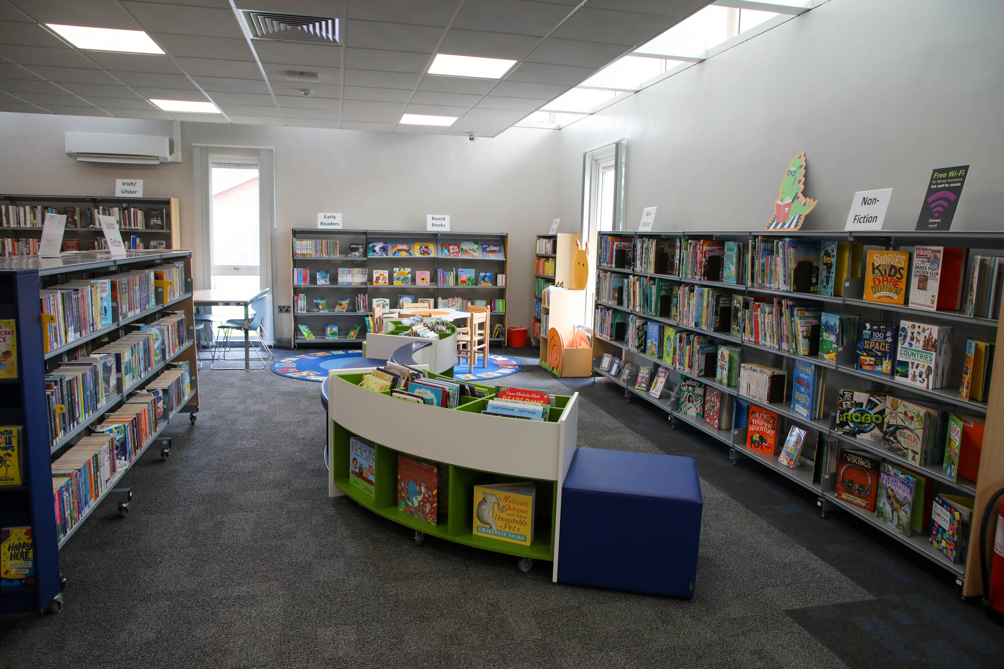 Children's section at Greenisland Library