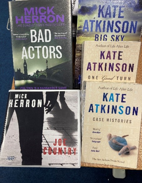 Mick Herron and Kate Atkinson books