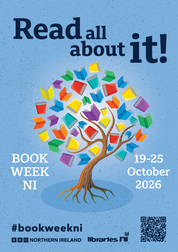 Book Week A4 Poster Blue