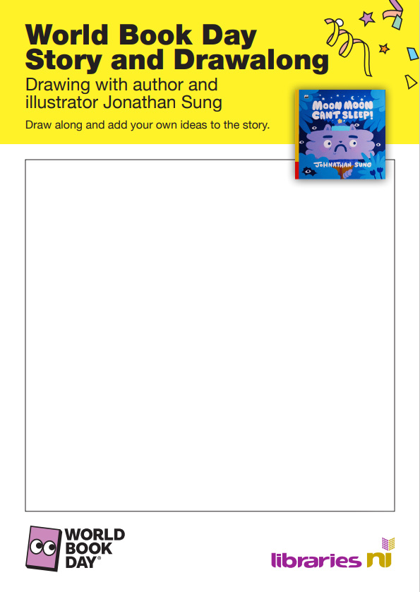 World Book Day 2026 Libraries NI Drawalong draw and add ideas