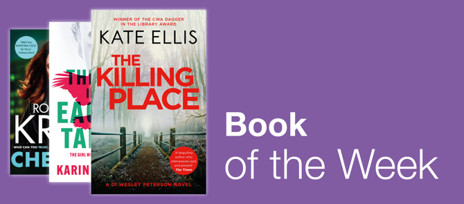 Home page small banner 1 - Book of the week is The Killing Place by Kate Ellis