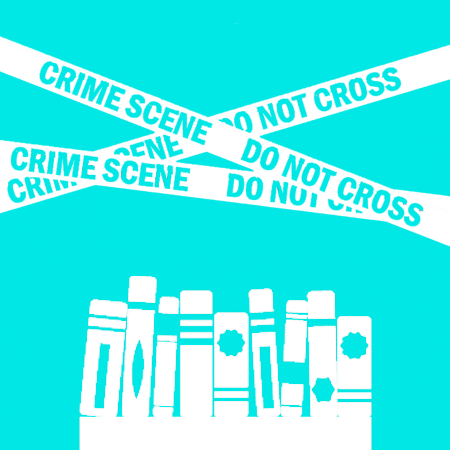 Author Adrian McKinty Blog post button - Crime scene do not cross
