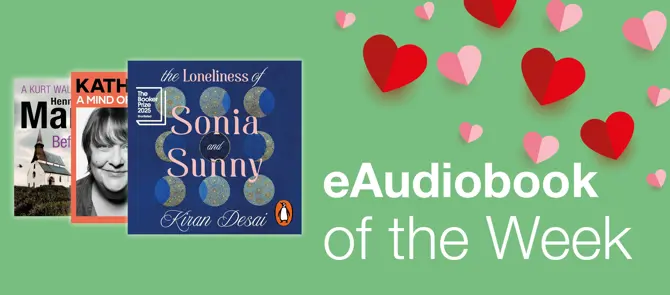 Smaller banner showing e-Book of the Week which is The Loneliness of Sonia and Sunny by Kiran Desai