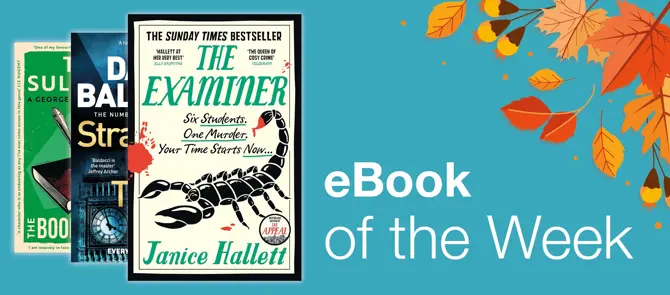 e-Book of the Week is The Examiner by Janice Hallett