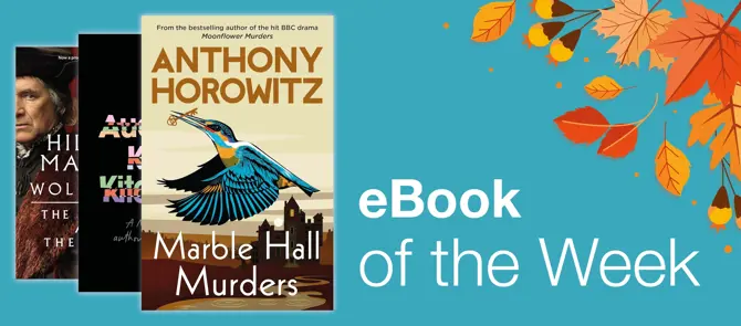 eBook of the Week is Marble Hall Murders by Anthony Horowitz [home page small banner 2]