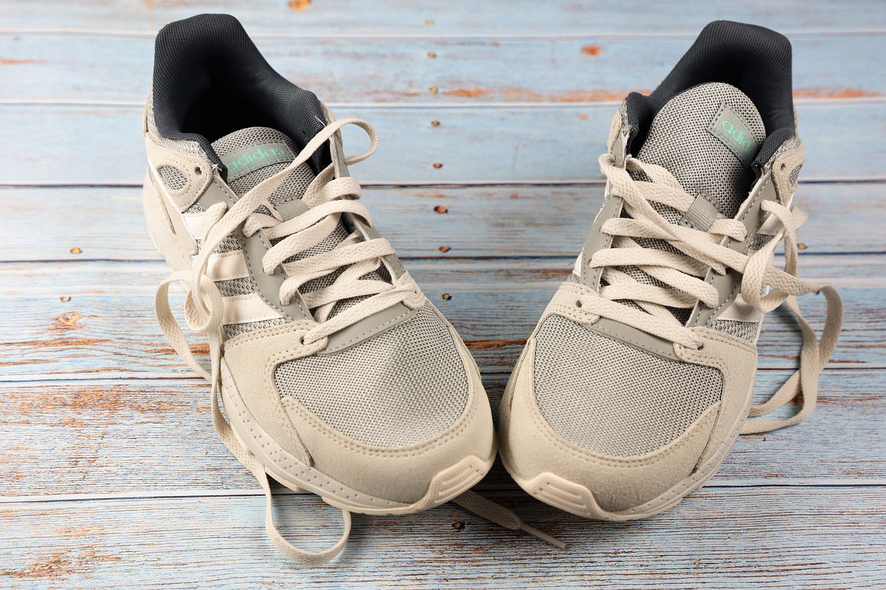 A pair of trainers