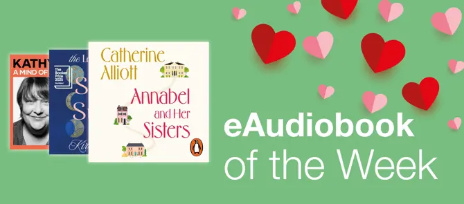 Small banner showing the e-Audiobook of the Week which is Annabel and Her Sisters by Catherine Alliott