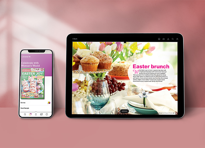 Feature tile 3 - celebrate with Woman's World e-Magazine