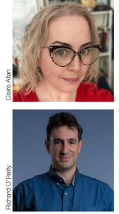 Claire Allan and Richard O'Reilly