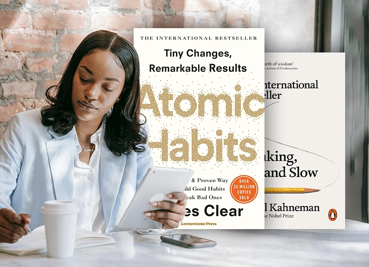 Highlight tile showing the Libraries NI Rise And Thrive book collection