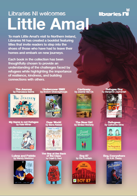 Libraries NI welcomes Little Amal - here's the associated book collection