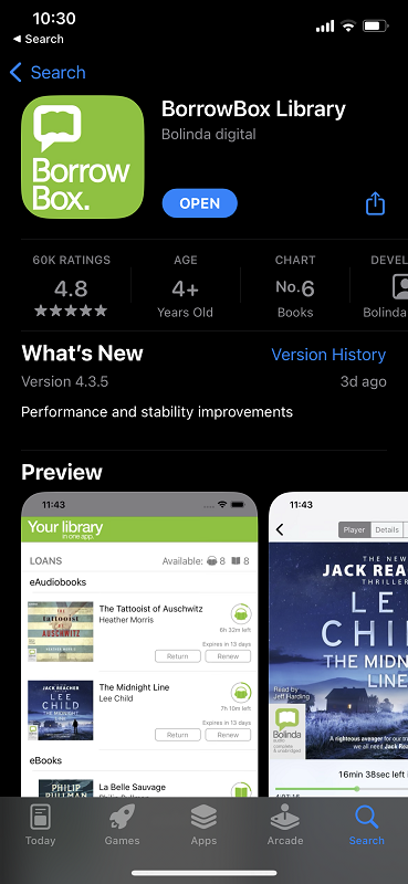 BorrowBox App on App Store