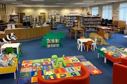 Creggan Library Interior