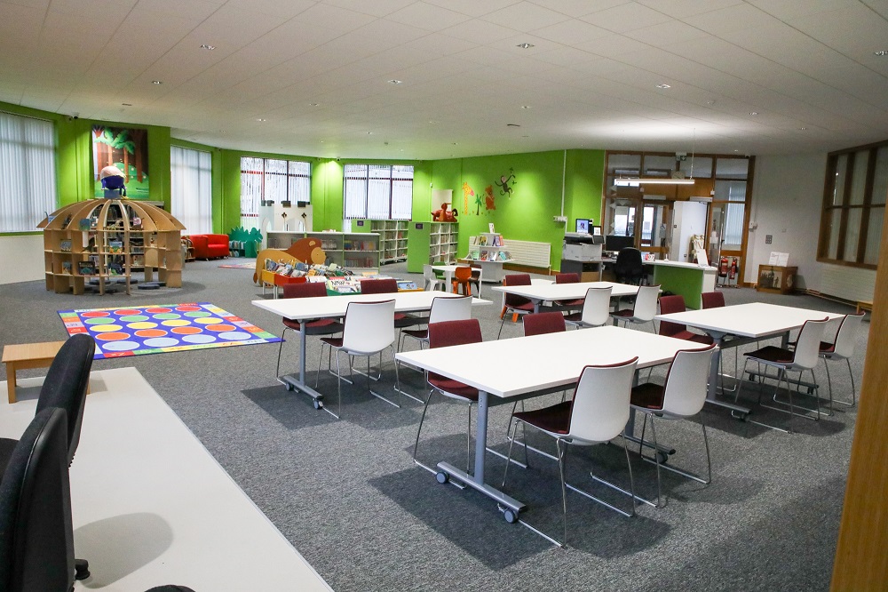 Creggan Library Interior