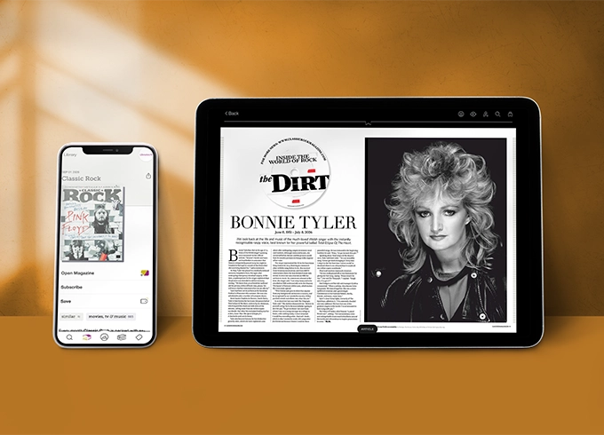 Feature tile showing the e-Mag of the Week which is Classic Rock magazine
