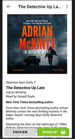 The Detective Up Late by Adrian McKinty