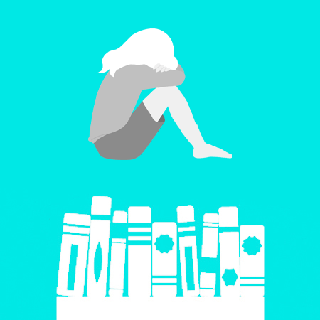 An upset woman