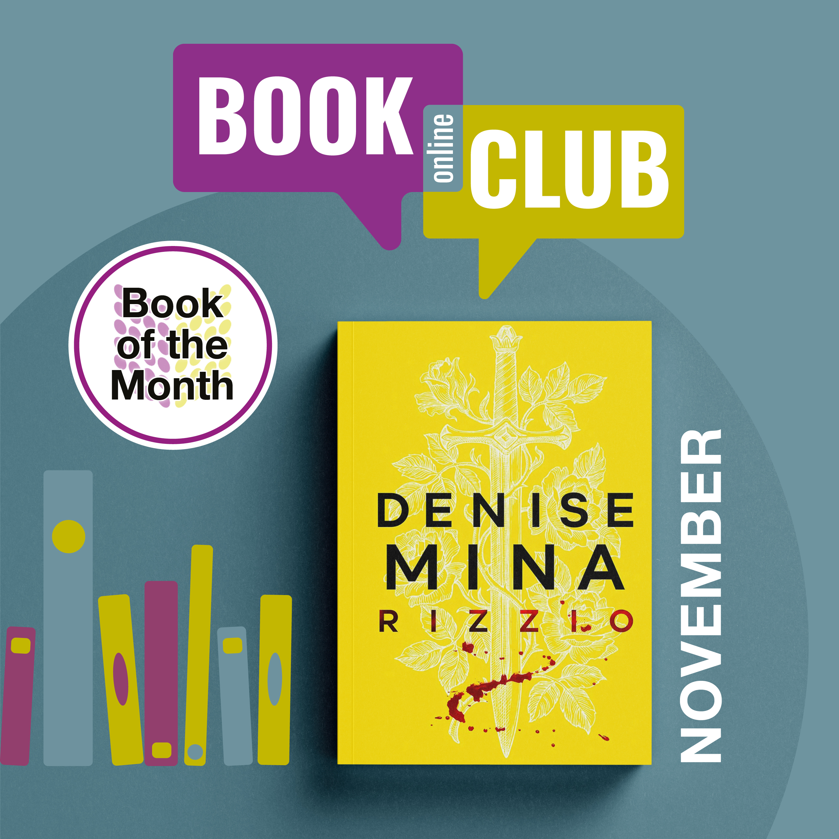 Book of the Month, Rizzio by Denise Mina, November 2023