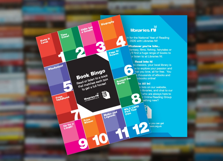 Highlight tile showing reading bingo