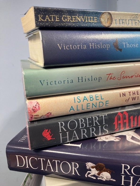 pile of books