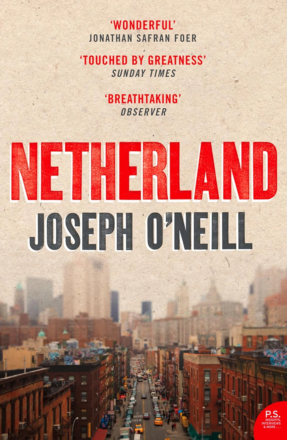 Book cover of Netherland by Joseph O'Neill