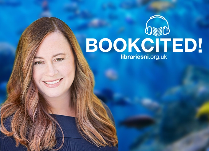 Feature tile showing author Shelby Van Pelt who was a guest on the Bookcited podcast