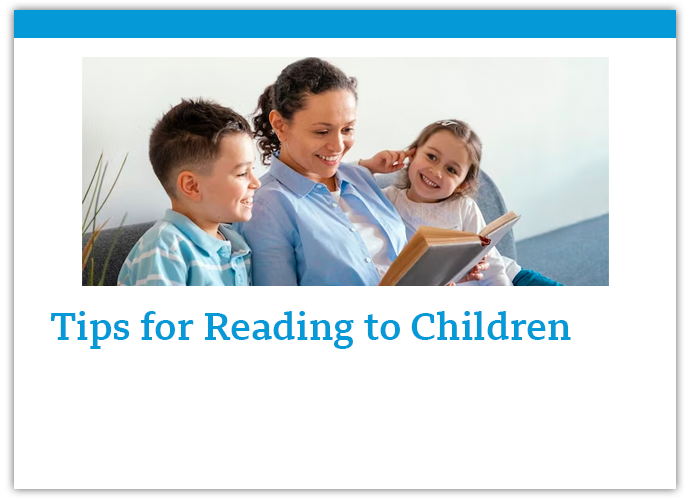 Tips for Reading to Children