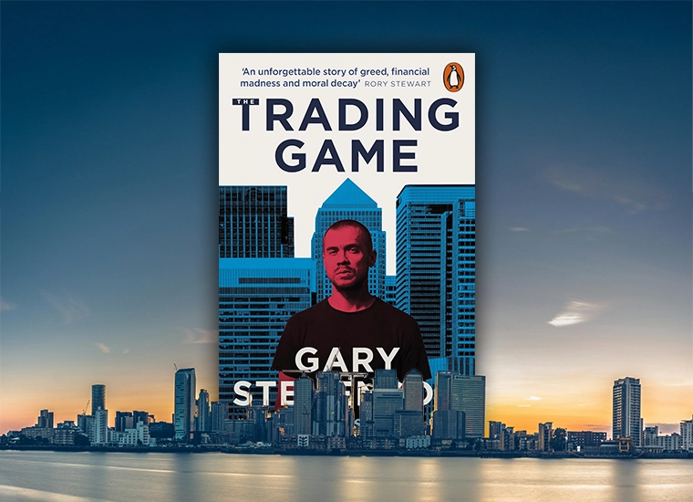 Highlight tile 4 - Book cover of The Trading Game by Gary Stevenson