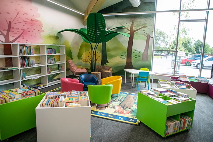 Ballymoney Library interior