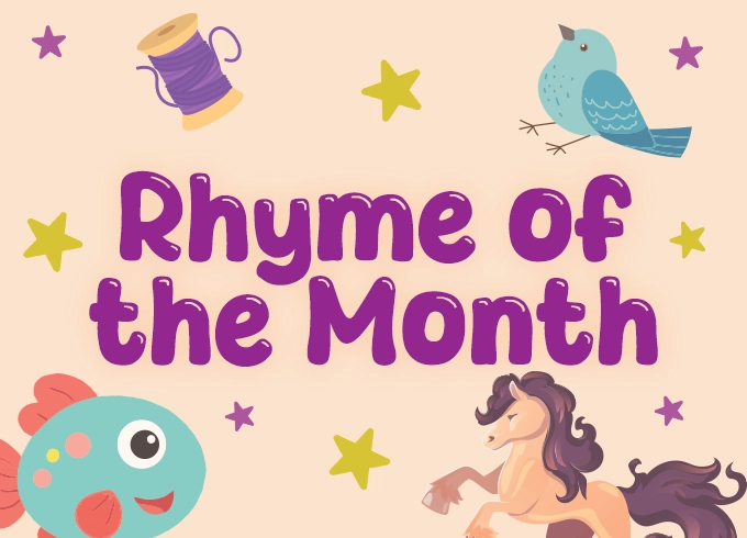 Feature tile showing Rhyme Of The Month