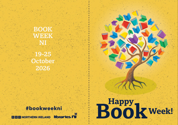 Happy Book Week Yellow Card