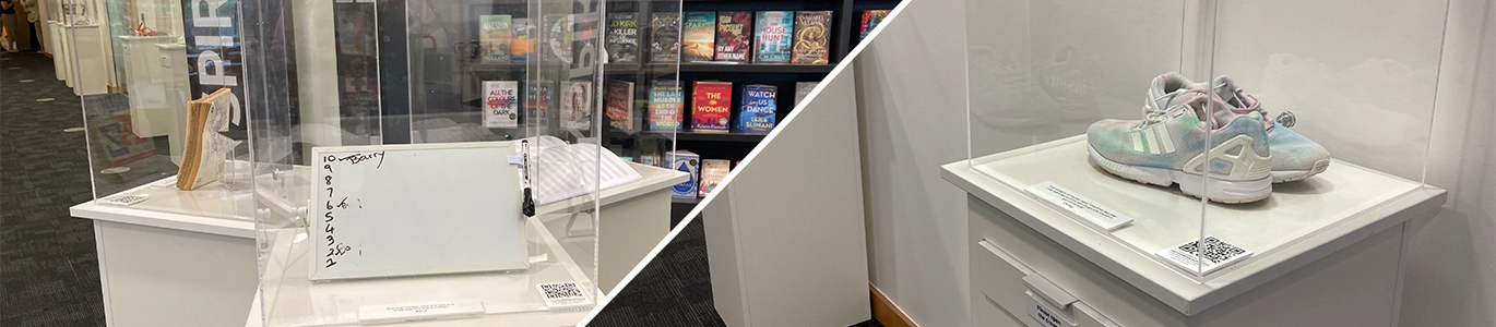An exhibition in Lisburn City Library