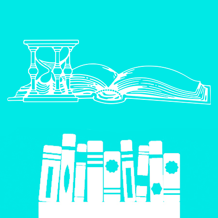 An image of a book and a timer
