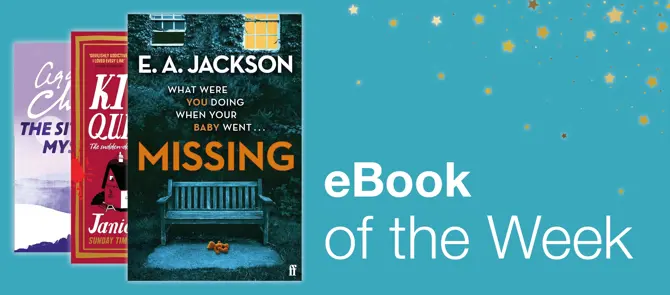 e-Book of the Week is Missing by E. A. Jackson available on Libby