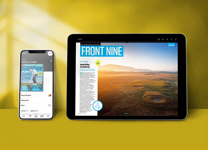 Feature tile showing Today's Golfer e-Magazine